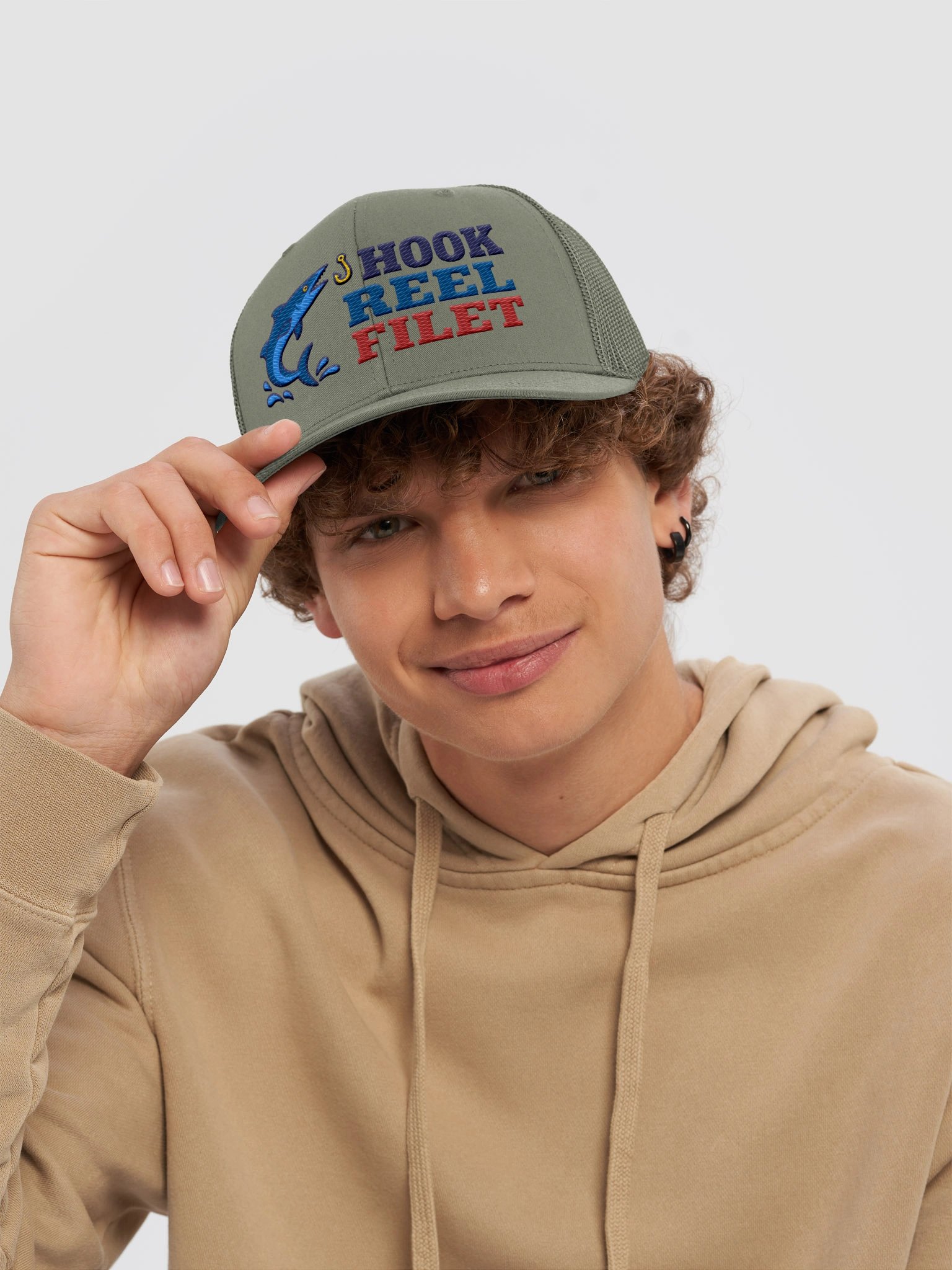 Hook · Reel · Filet Trucker Cap product image (18)