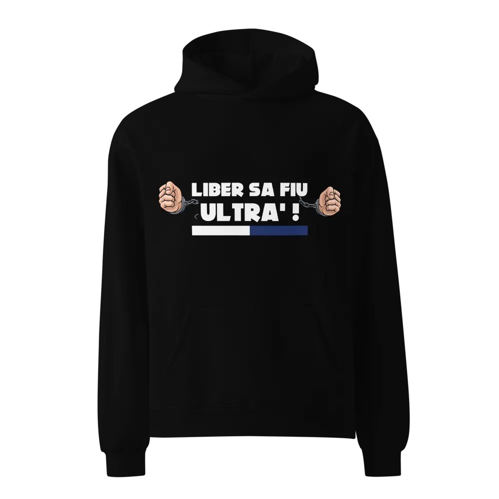 Hanorac Liber să Fiu Ultra' || Alb și Albastru product image (3)