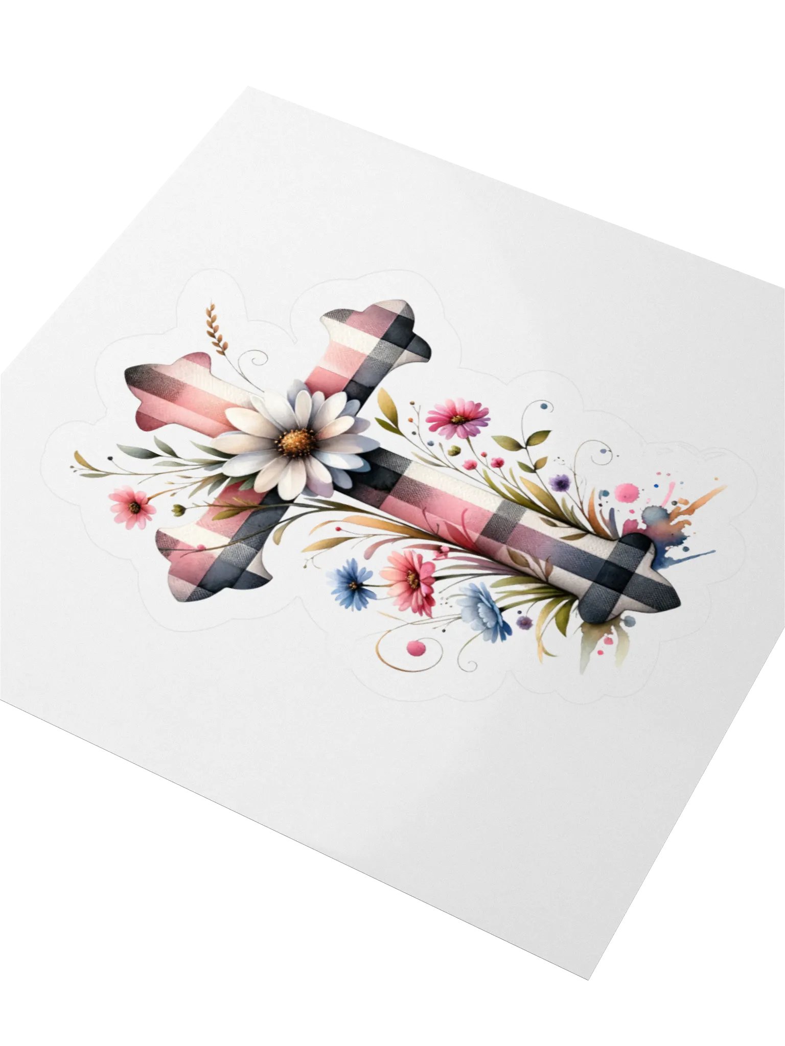 Floral Charm Kiss Cut Stickers. product image (3)