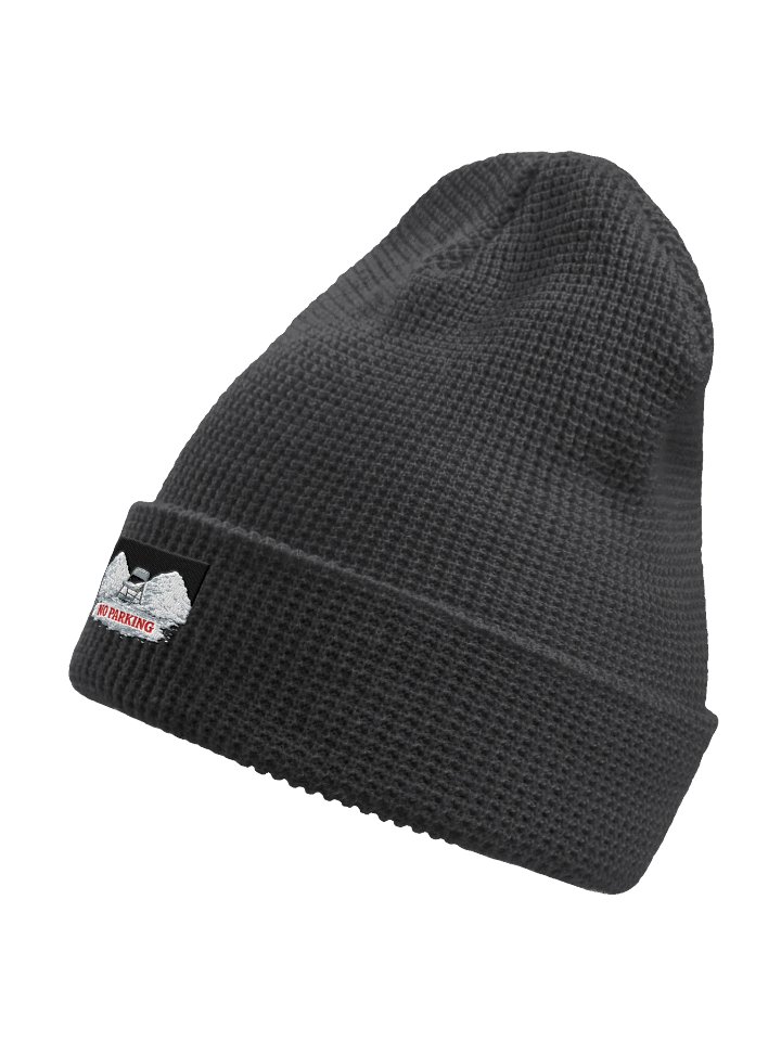 Snowbound Warning Waffle Beanie product image (2)