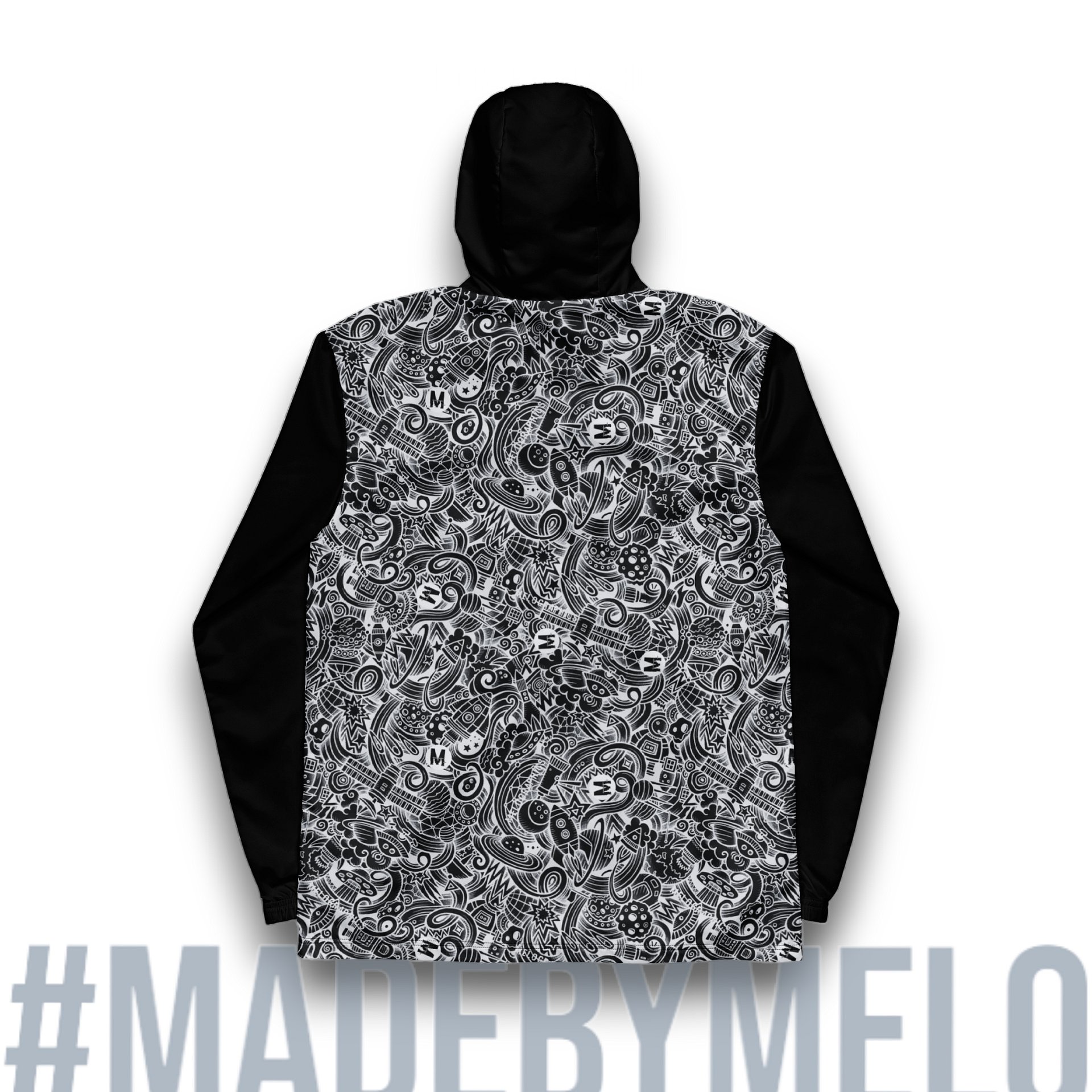 Dark Space Scribble - Ultimate Windbreaker Jacket | #MadeByMELO product image (6)