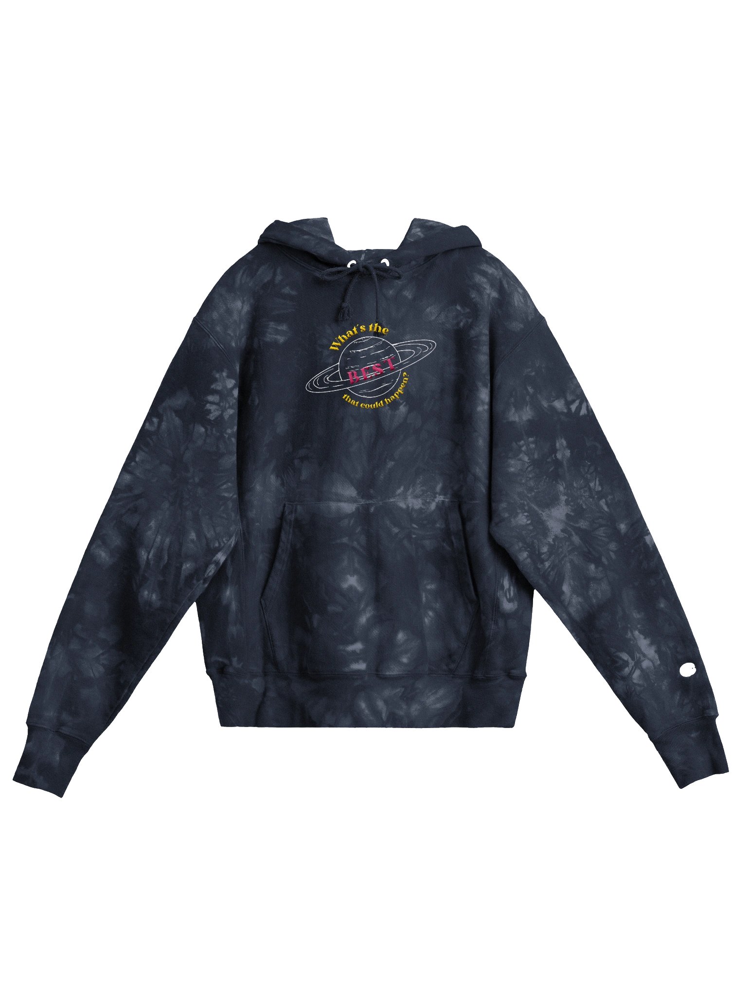 💫 What’s the BEST That Could Happen? — Cosmic Tie-Dye Hoodie product image (1)