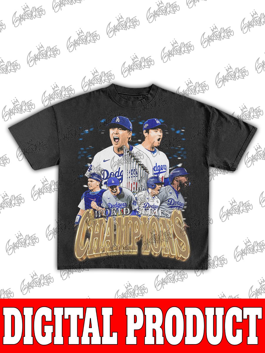 Los Angeles Dodgers World Series Champions 2025 Vintage Bootleg Graphic product image (1)
