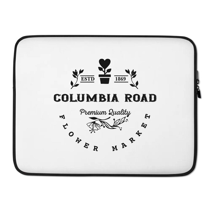 Columbia Road Market Neoprene Laptop Sleeve (Logo) product image (2)