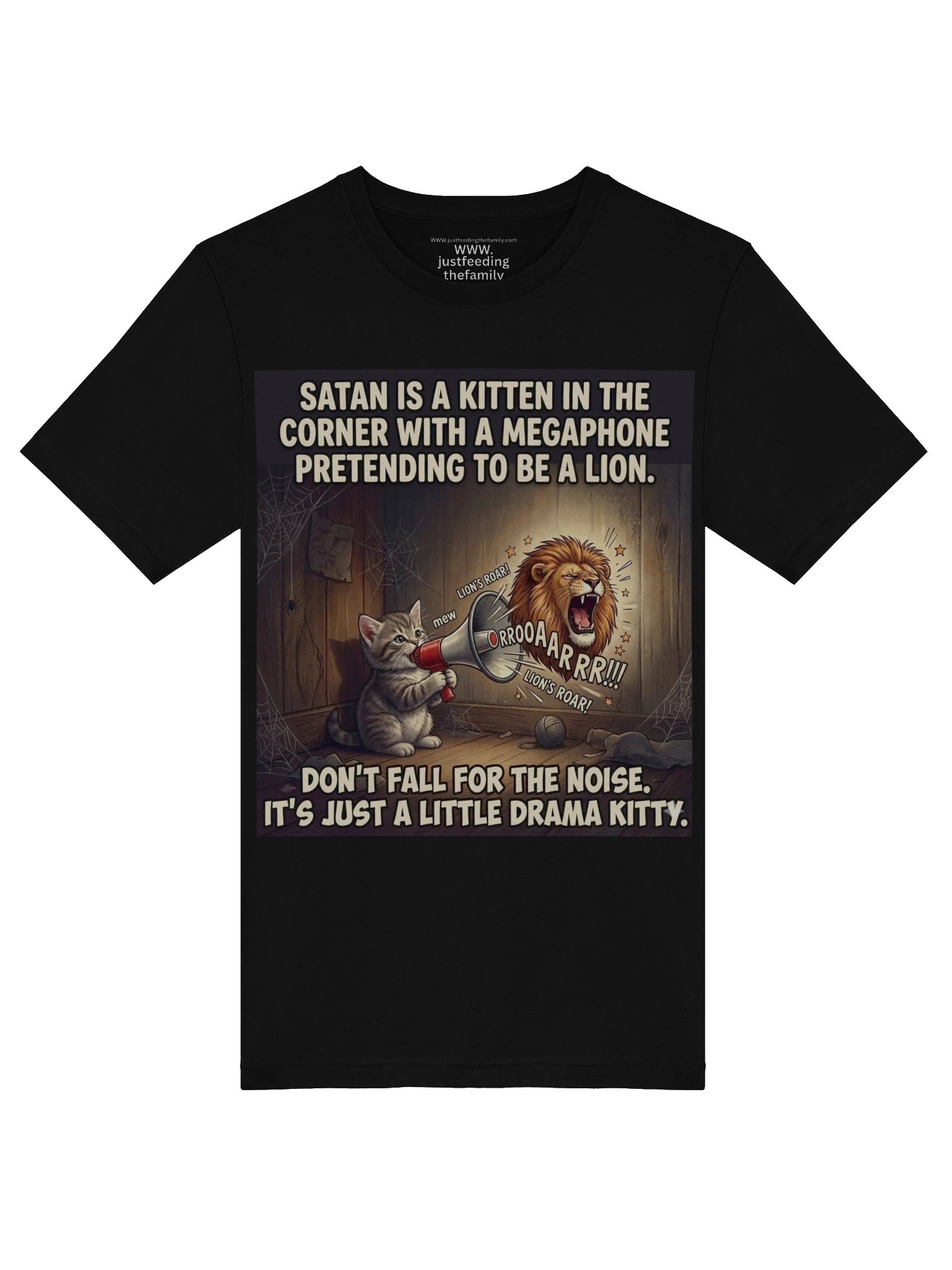 Spiritual Warfare Graphic Tee | Funny Christian Apparel | God Invented Humor product image (5)