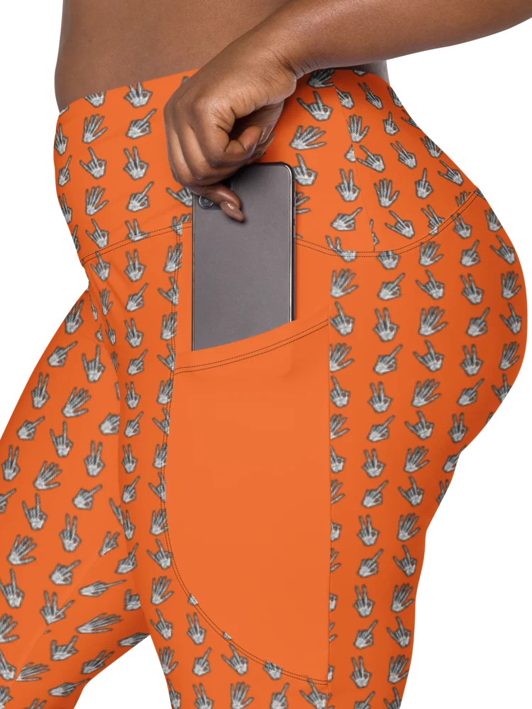 Bone Zone pattern pocket leggings product image (1)