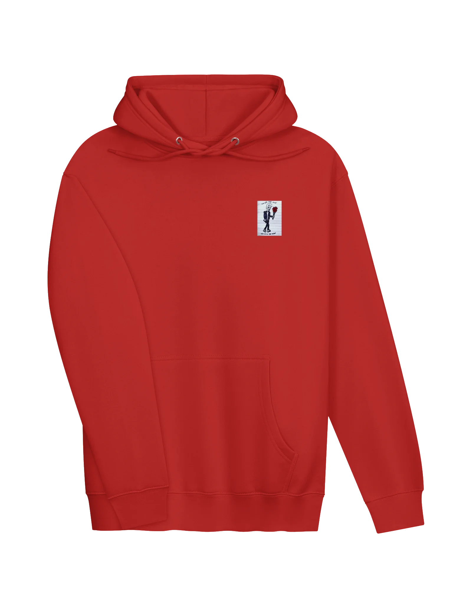 Roses Are Red The Ocean Is Blue Pocket Place Hoodie product image (15)
