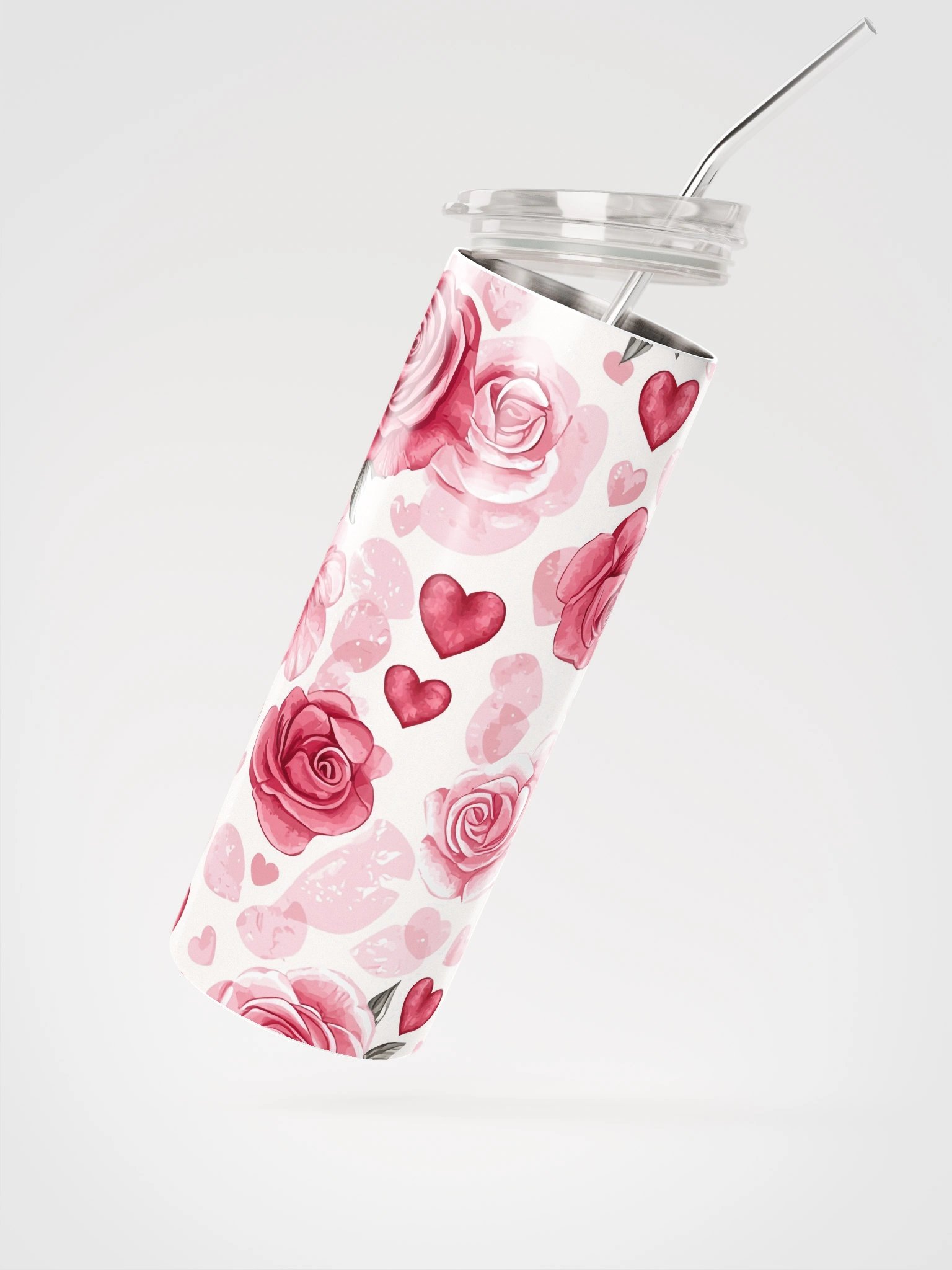 Rose Kiss Stainless Steel Tumbler product image (2)