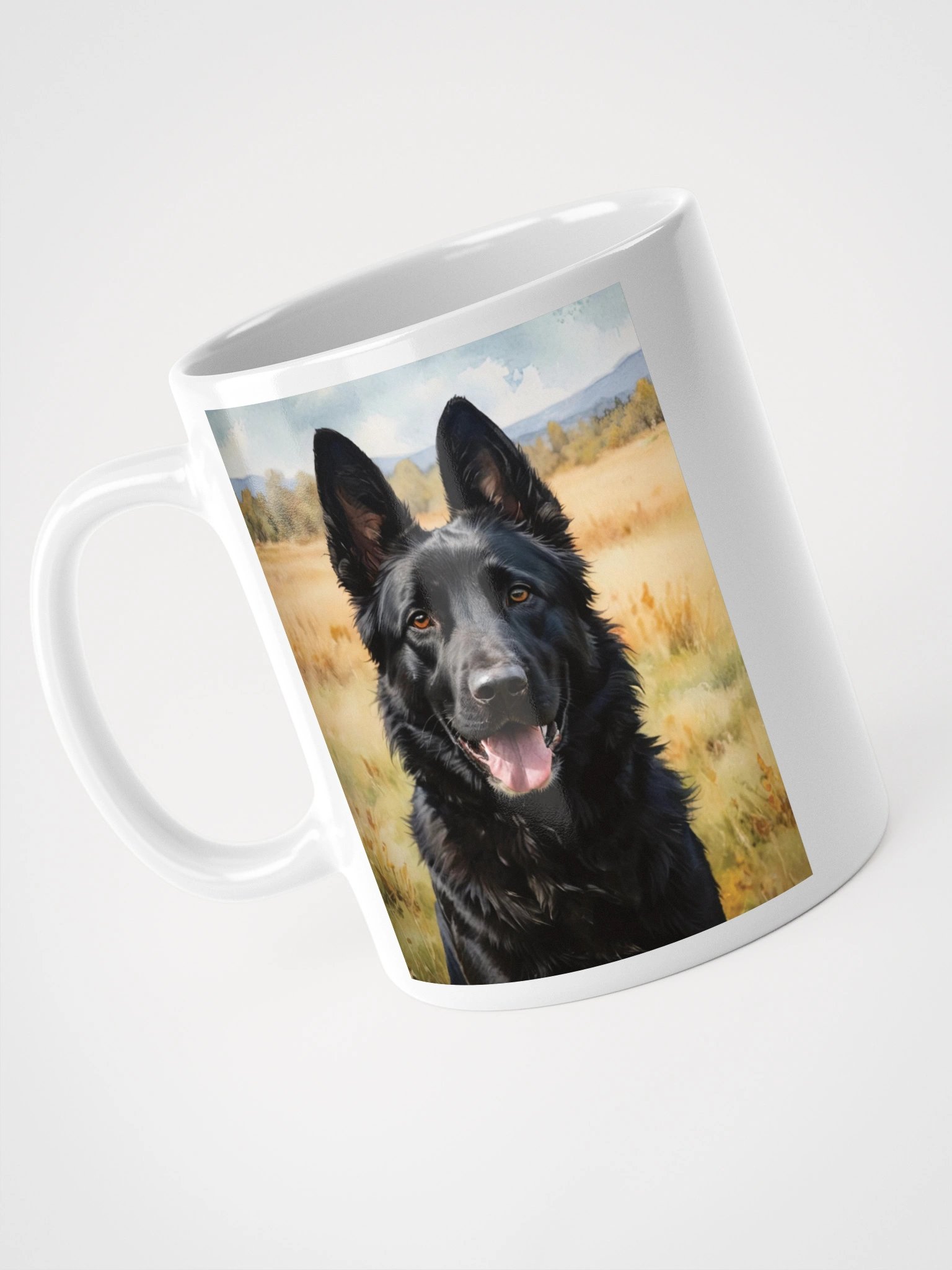 Black German Shepherd | Dog Coffee Mug product image (6)