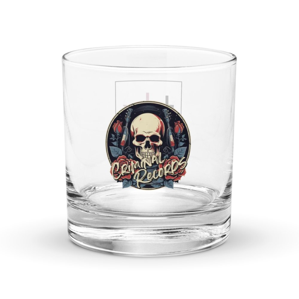 Criminal Records Rocks Glass product image (1)