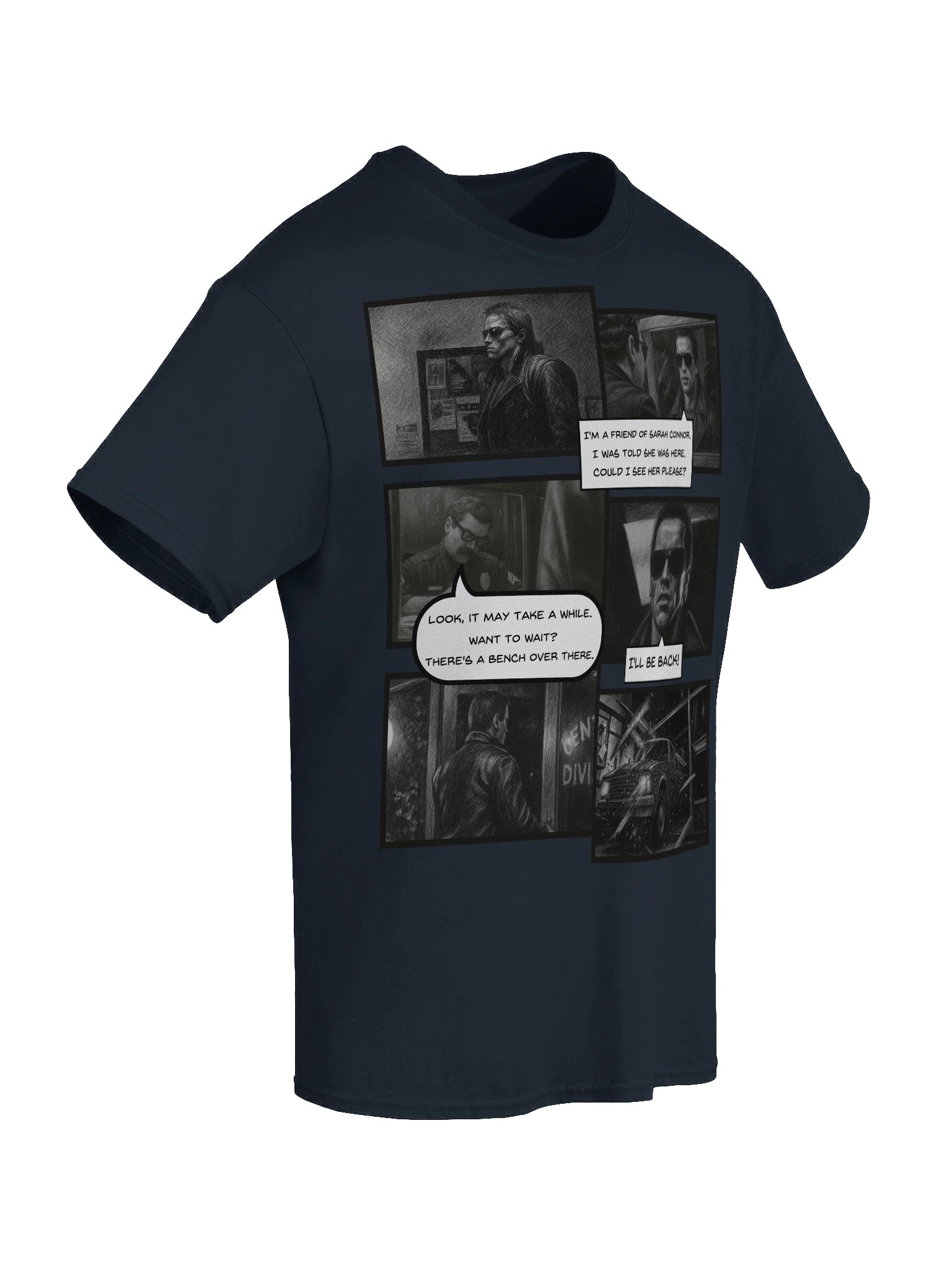 The Terminator inspired I'll Be Back Scene Tee product image (82)