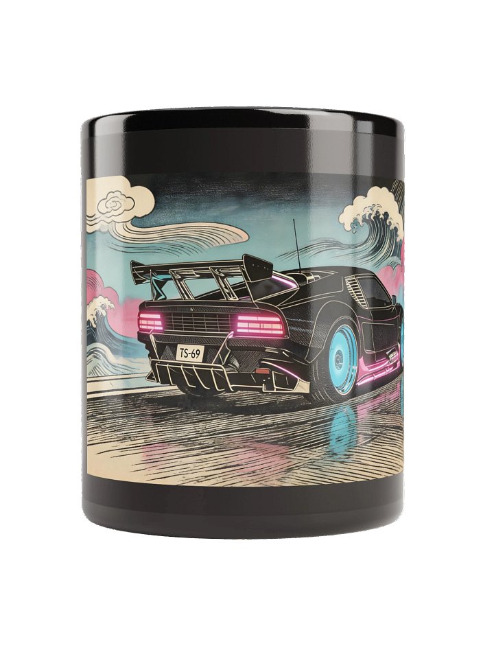 TS-69 Ukiyo-e Mug | Black Glossy Mug product image (2)