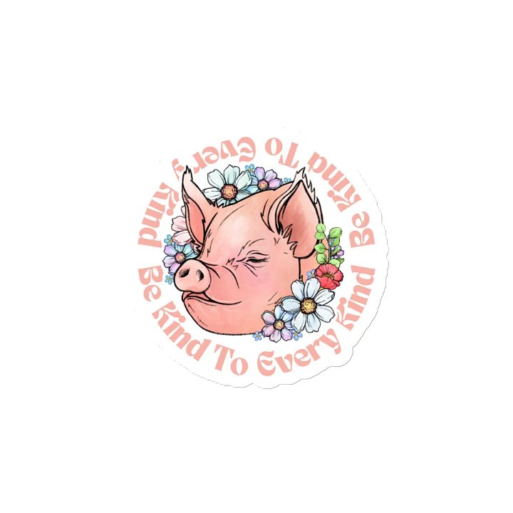 Pinky 'Be Kind To Every Kind' Die-Cut Magnet product image (1)