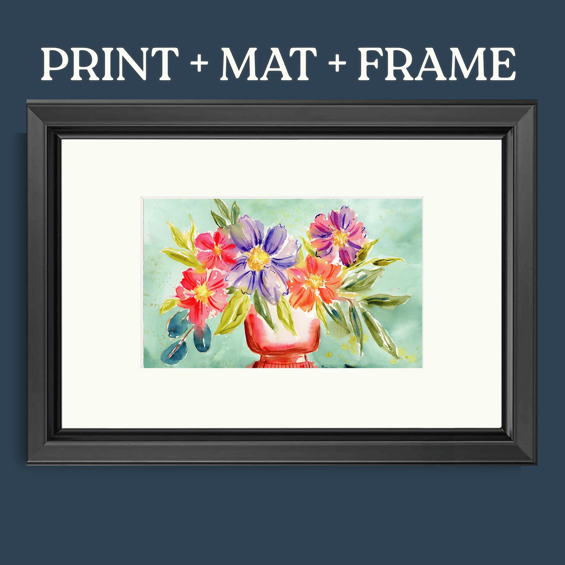 Floral Watercolor Print - Petal Burst product image (10)
