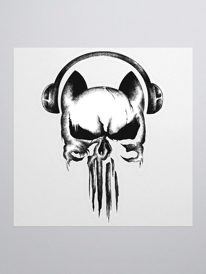 Skull Kitty Sticker product image (2)