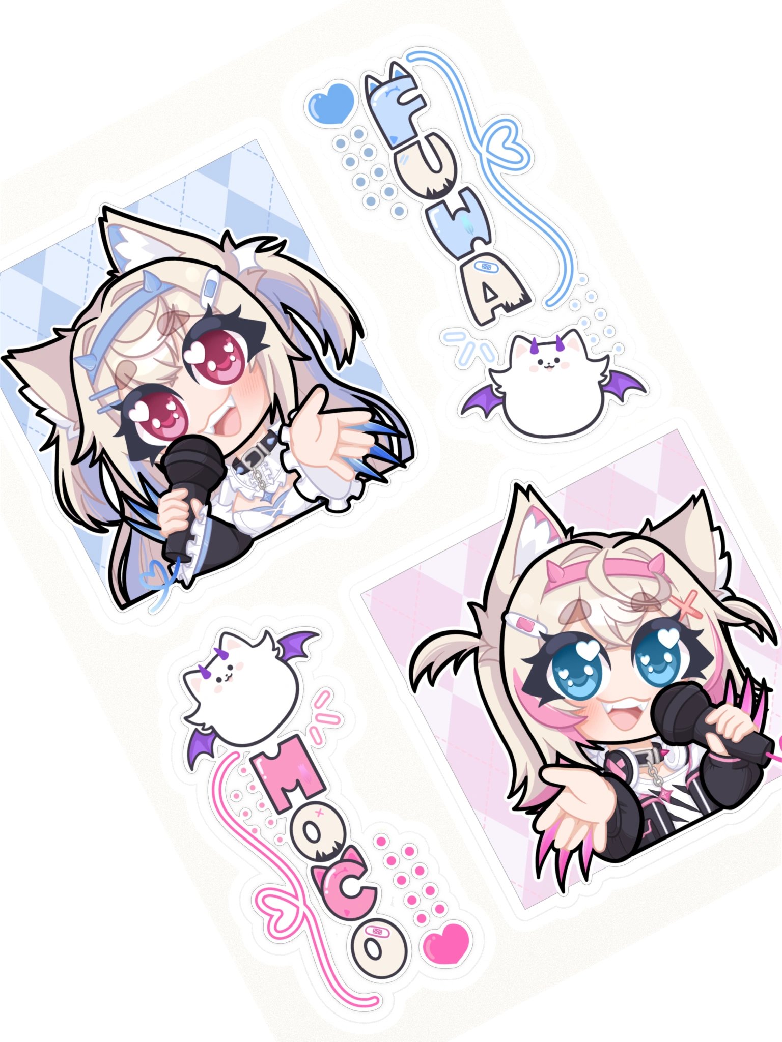 Fuwamoco Sticker Sheet! product image (1)