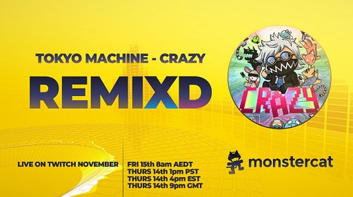 'CRAZY' by @tokyomachine is our next DLC RemiXD song!
Submissions close in 11 days on Wed, November 13th, 2024 3:00 PM AEDT.
...