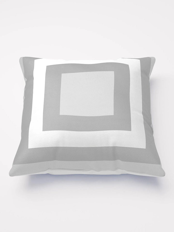 Gray and White Geometric Modern Throw Pillow product image (1)