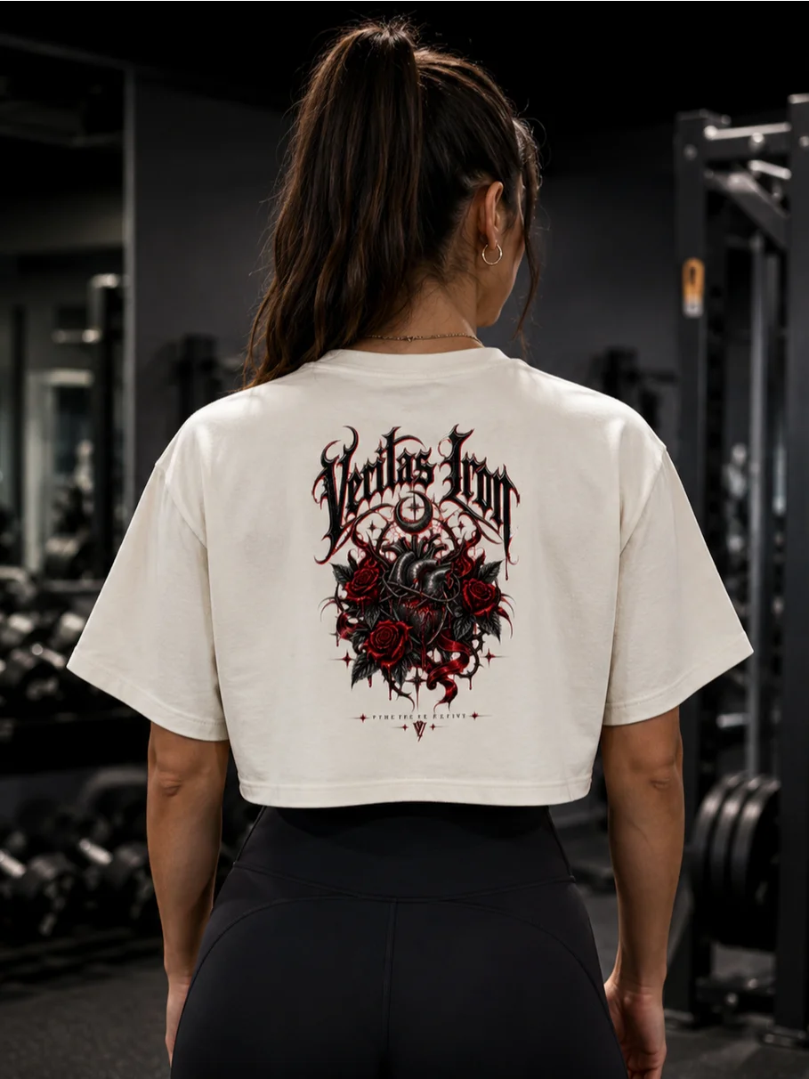 Sacred Heart Women’s Crop Tee product image (1)