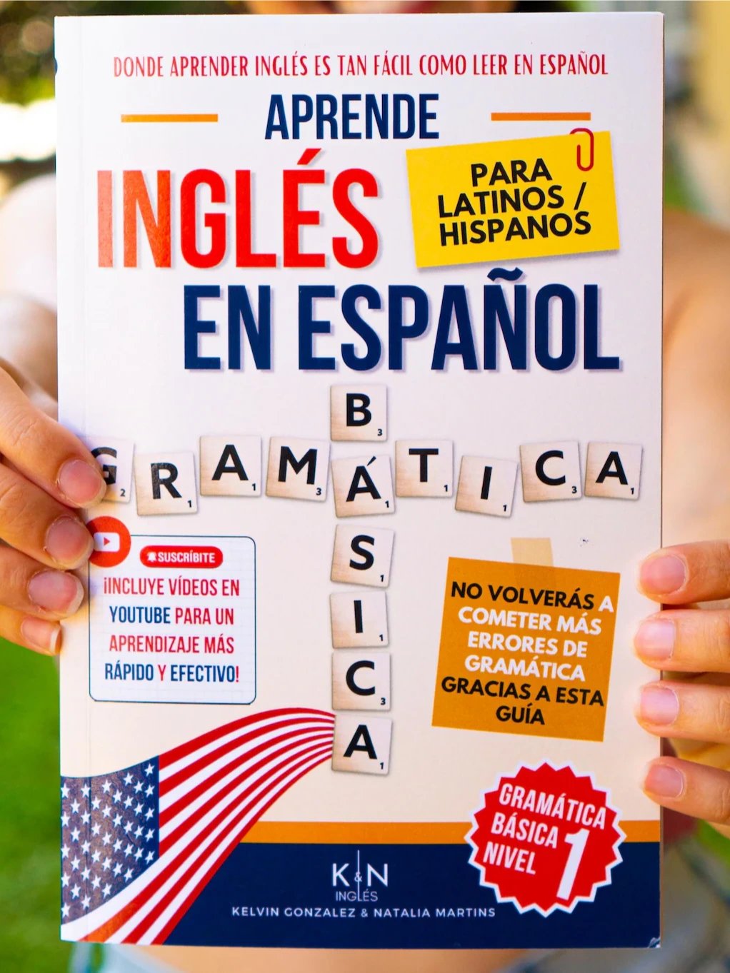 EDICIÓN 2023 Gramática nivel 1 - Aprende Inglés con Pronunciación en Español - para latinos / hispanos - KNinglés product image (5)