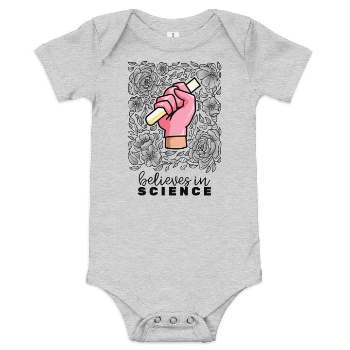 believes in science (onesie) product image (1)