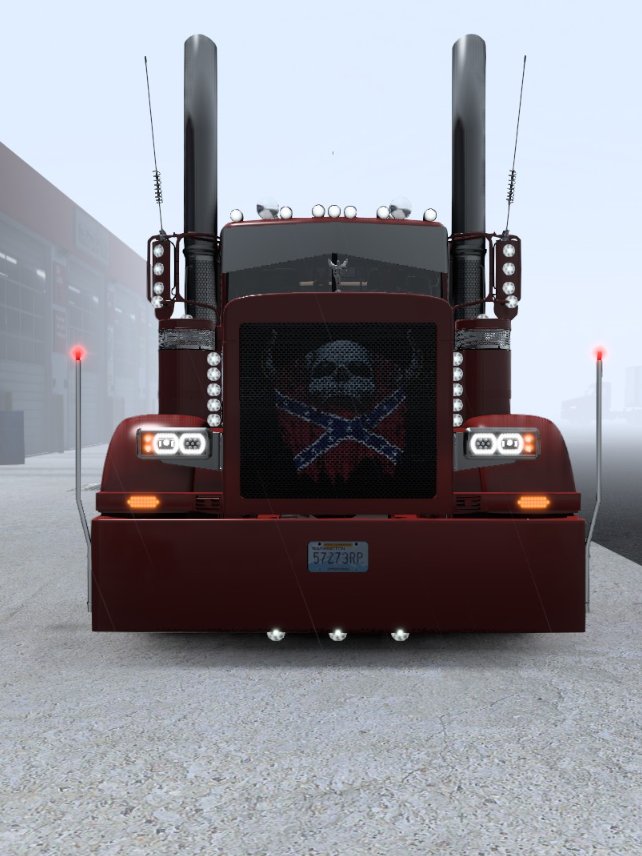 Southern Pride – Red & White Haterbilt Skin product image (1)