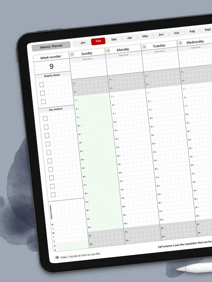 2026 iPad Journal Template product image (2)