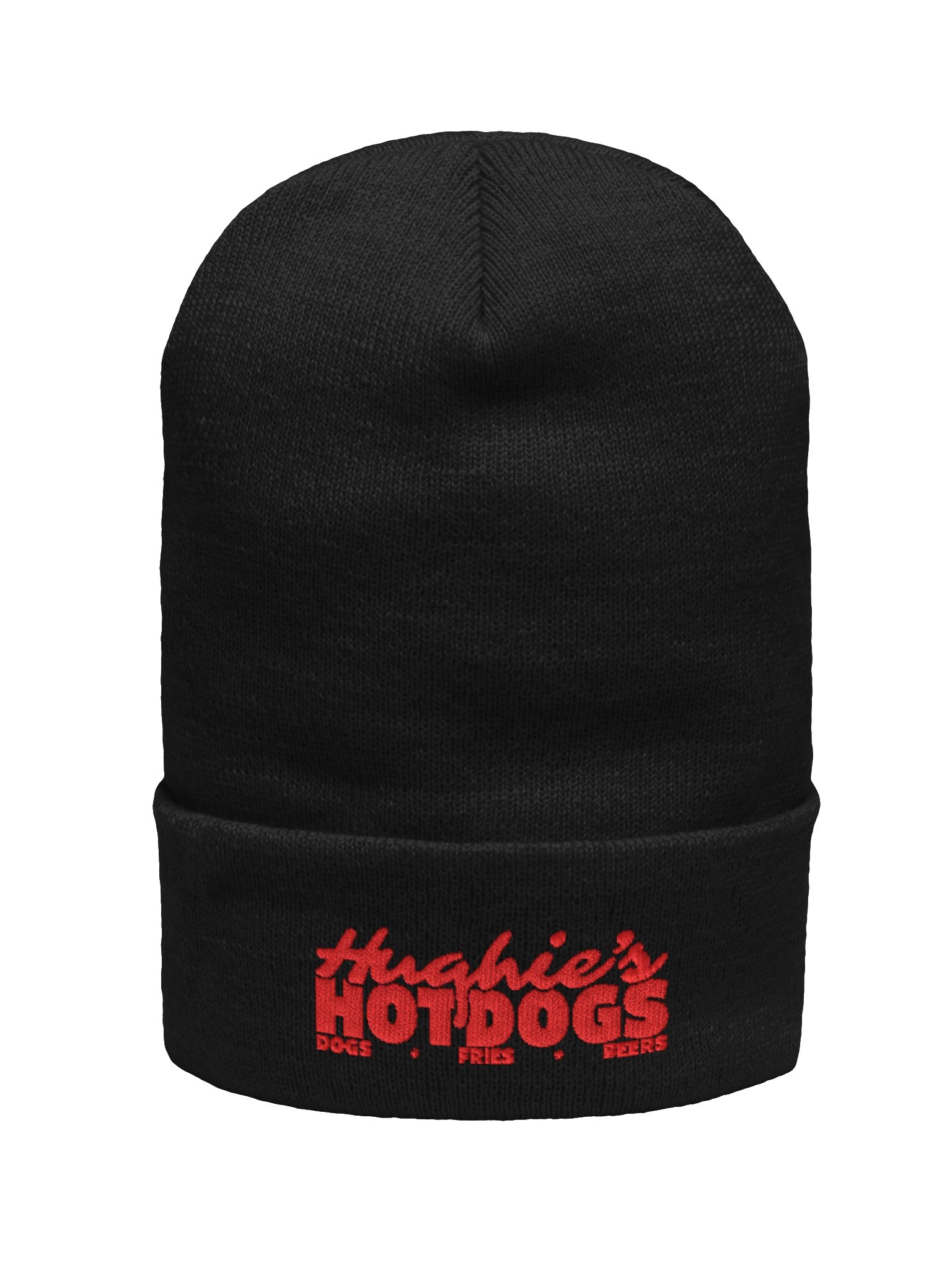 Hughie’s Hot Dogs Cuffed Beanie product image (1)