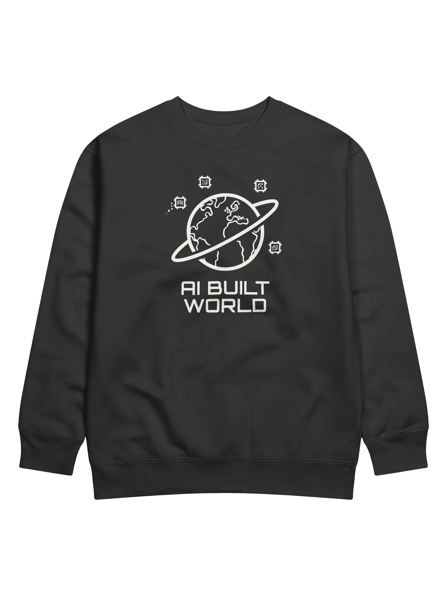 AI Built World Premium Crewneck product image (2)