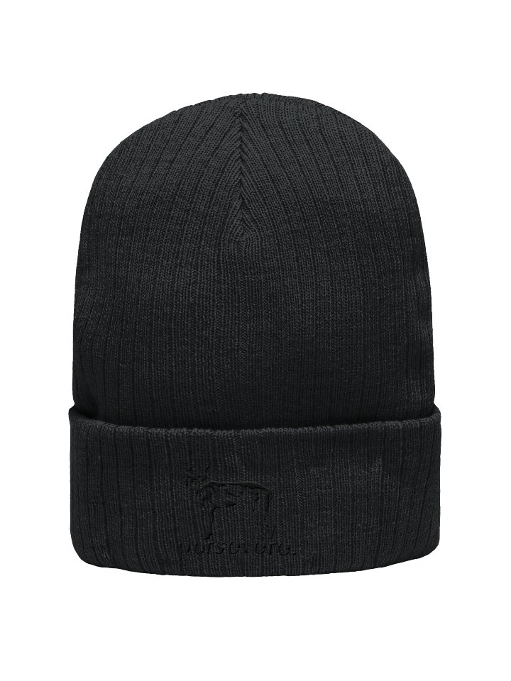 Persevere Ribbed Knit Beanie - Coastal Wolf product image (1)