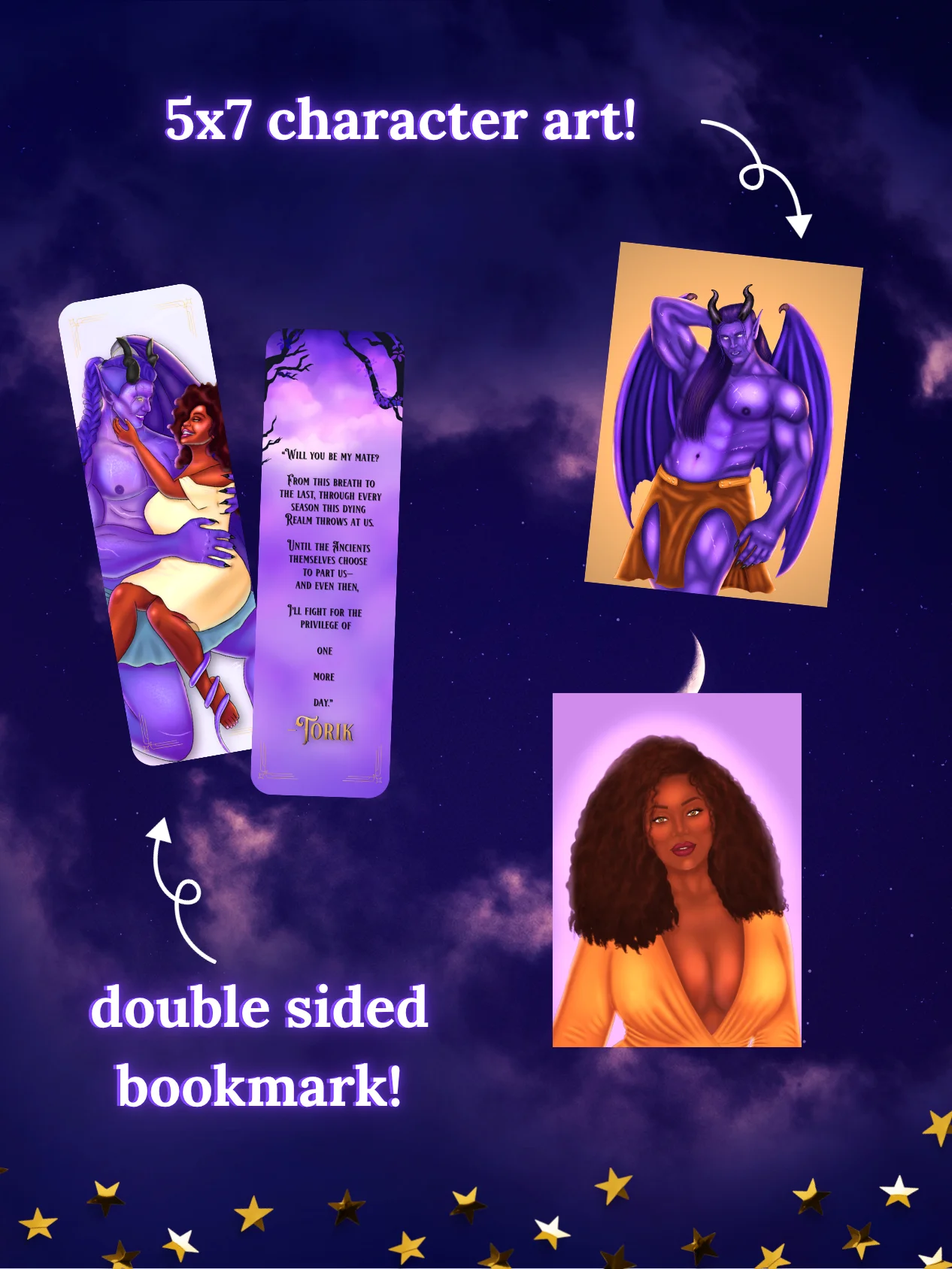 UK/AUS Deluxe Book Box - "Healing the Demon" Signed Paperback+ Art product image (2)