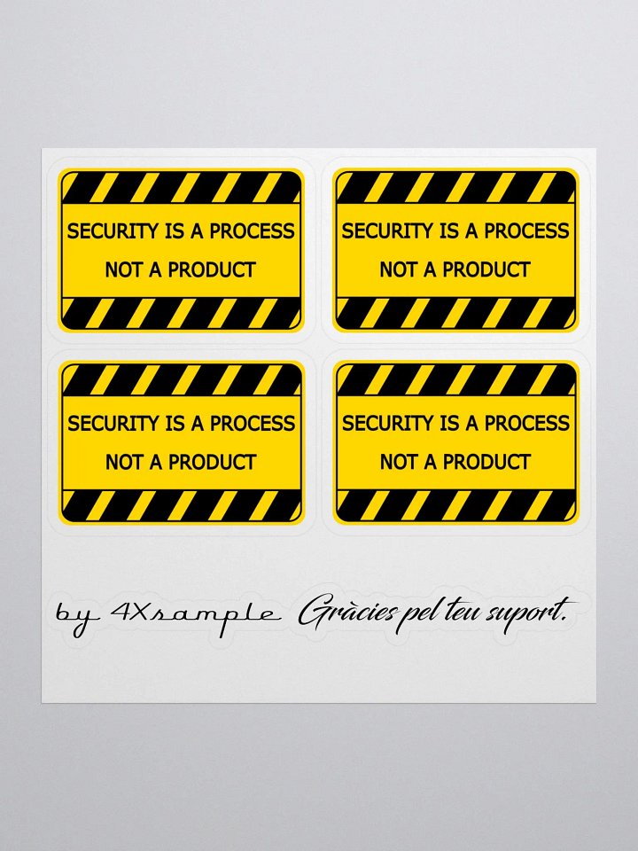Security is a process - Adhesius product image (1)