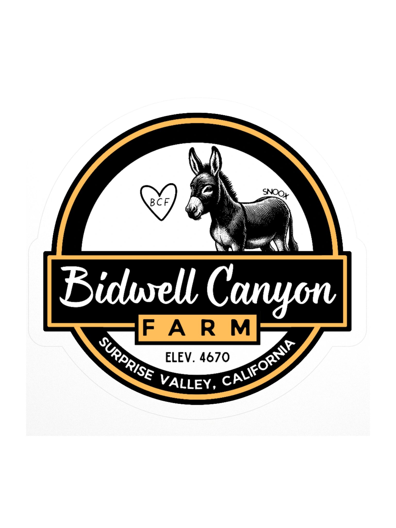 BCF Donkey Lovers Sticker product image (1)
