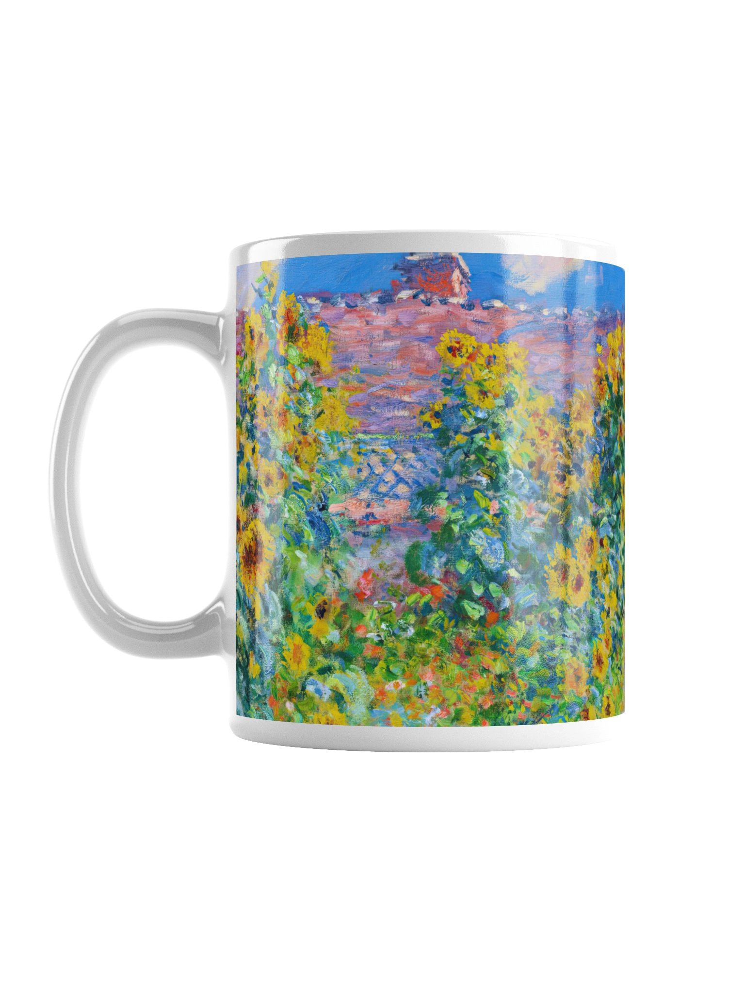 The Artist's Garden at Vétheuil (Claude Monet) Mug product image (2)