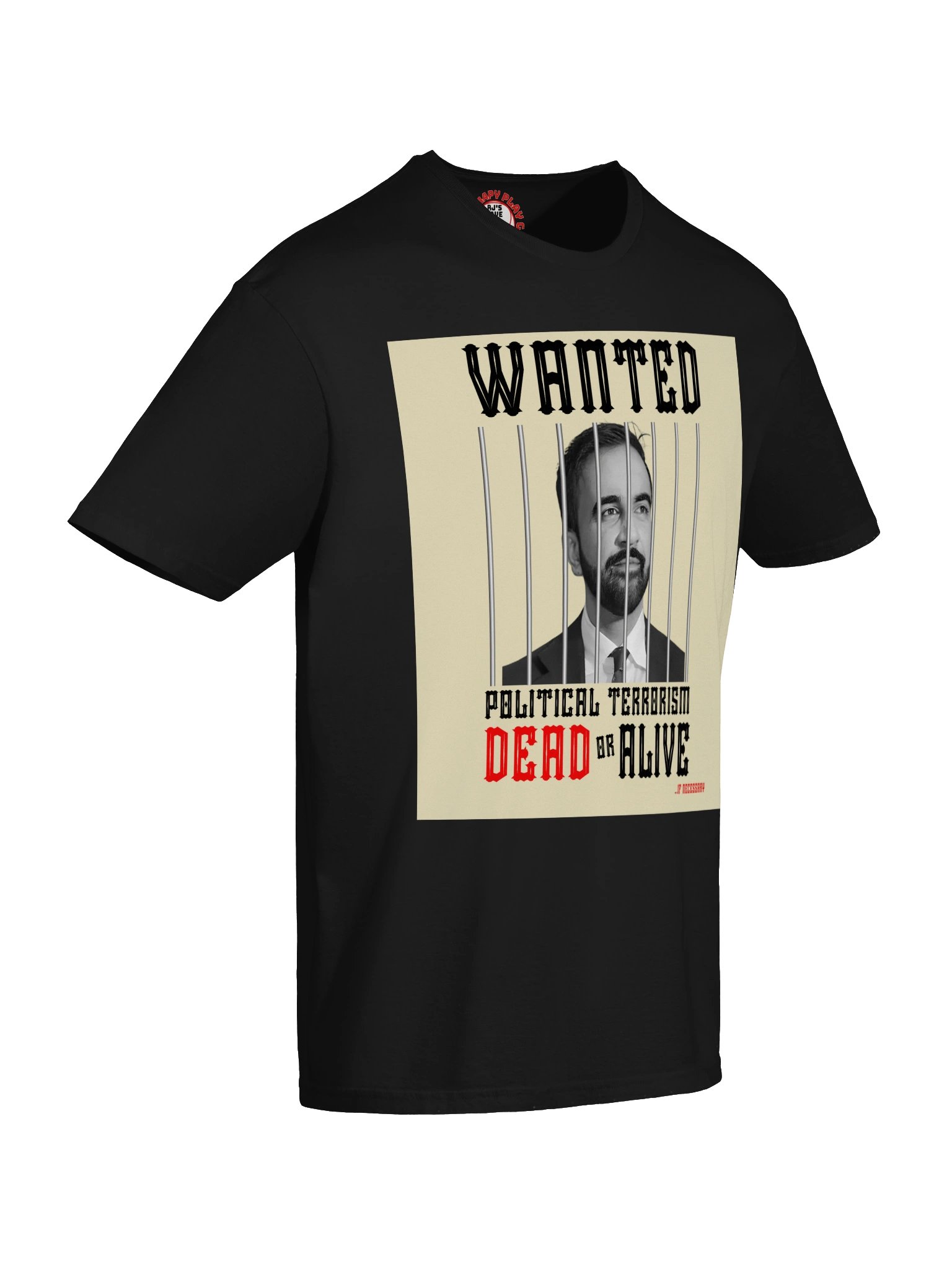 Mamdani dead or alive.. if necessary wanted poster T- Shirt product image (27)