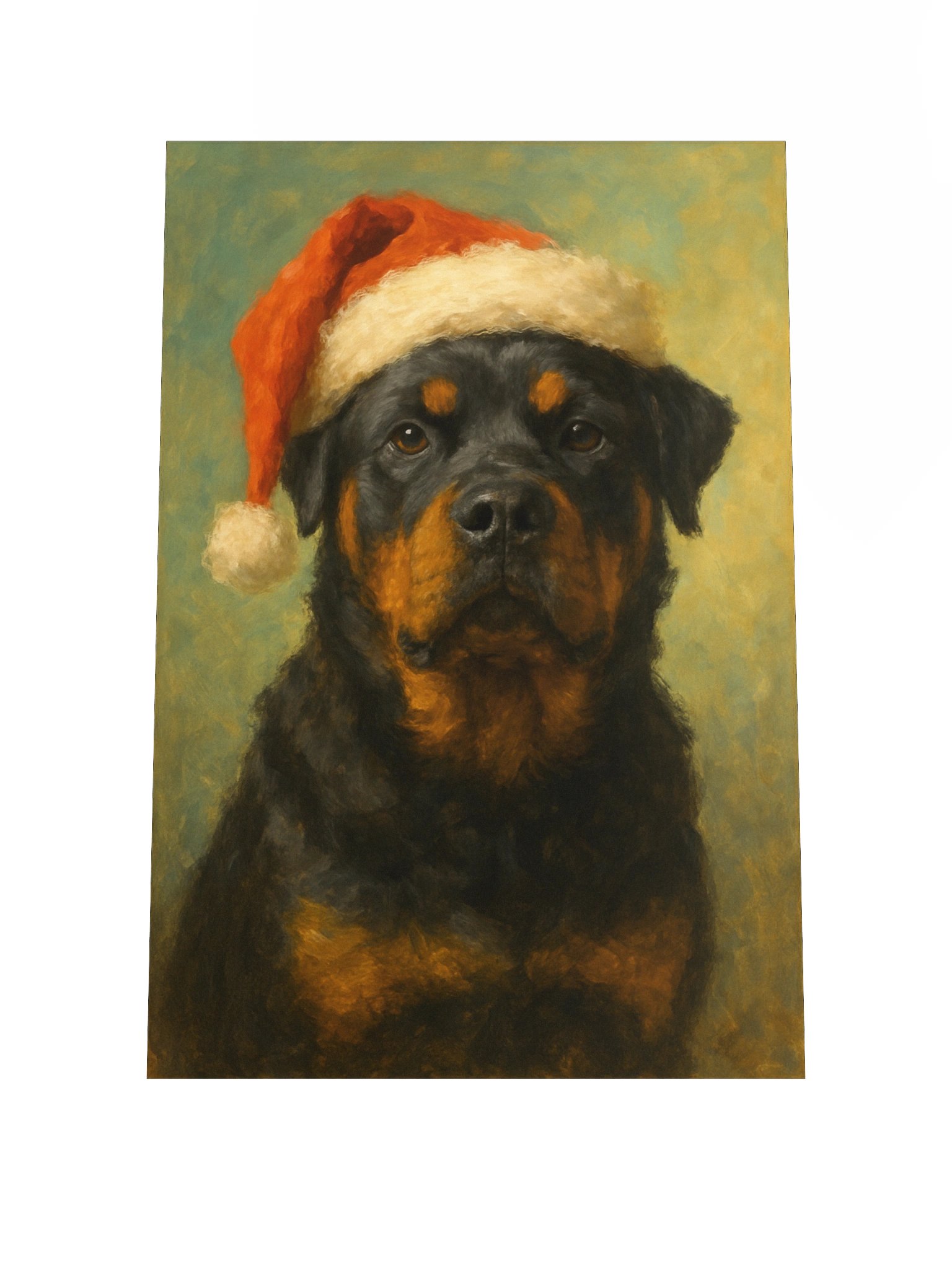 Santa Rottweiler Poster product image (2)