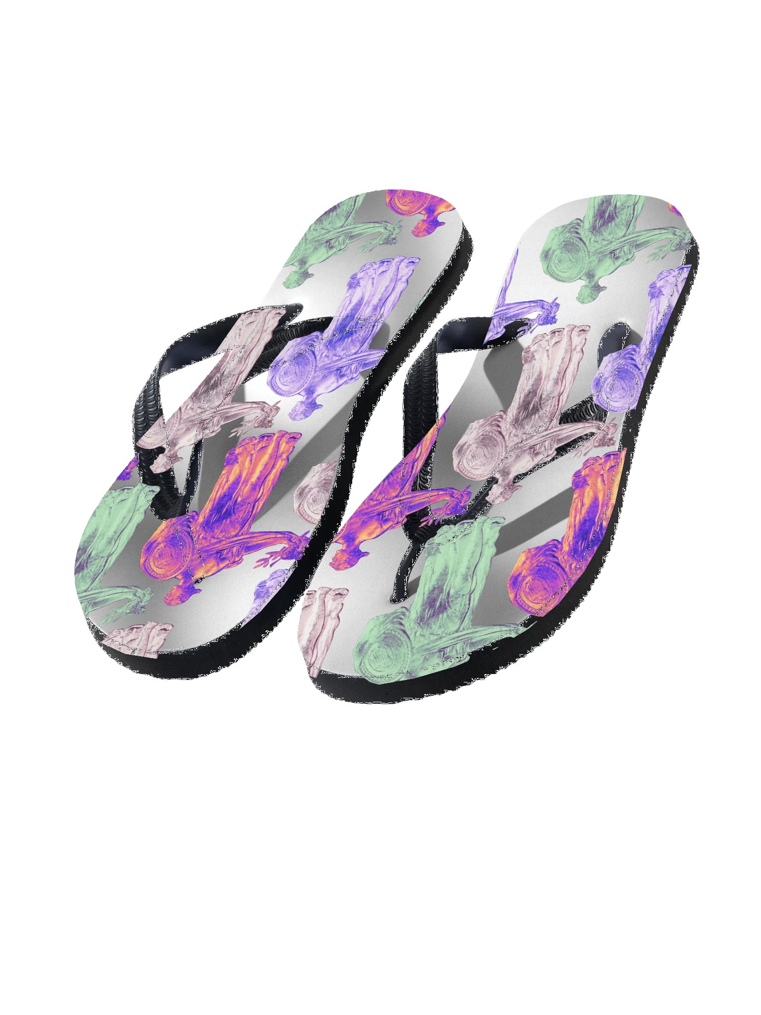 2026 Standing Liberty Contrast Art Flip-flops product image (1)