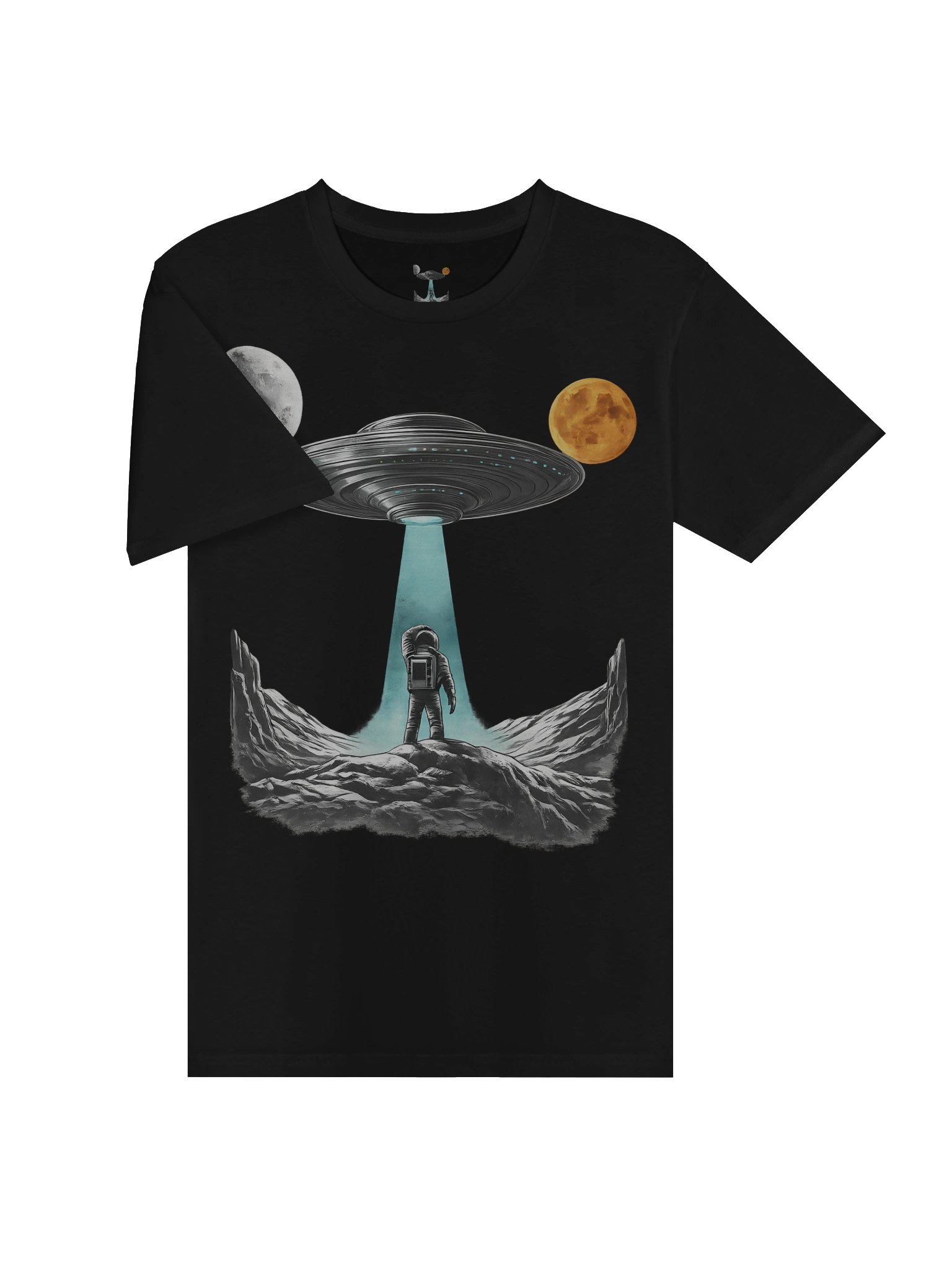 Cosmic Voyager Meet UFO Unisex T-Shirt product image (2)