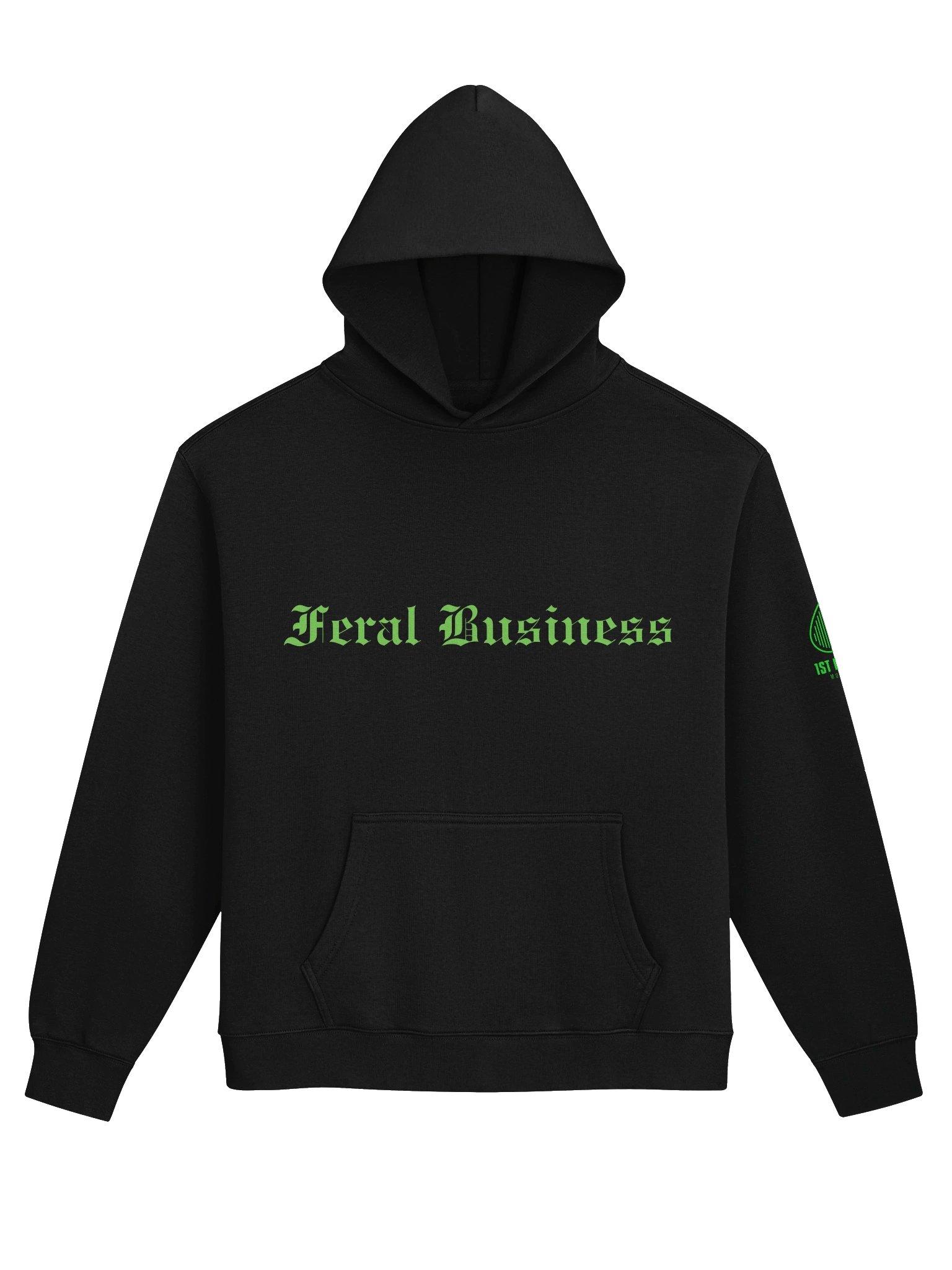Feral Business - Old English Absinthe Unisex Hoodie product image (1)