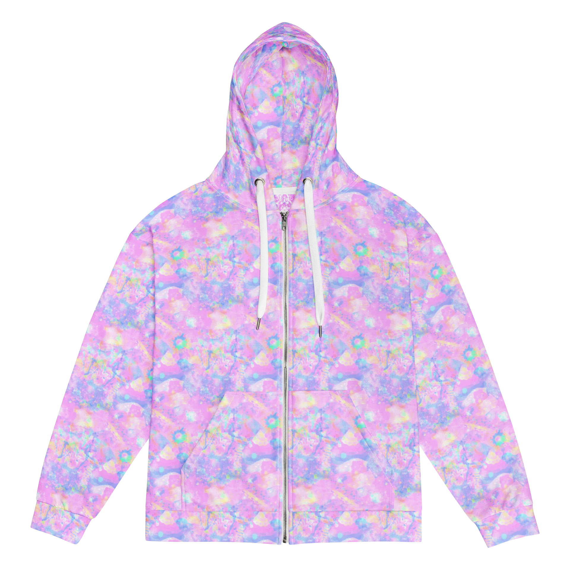 vangoggles.com “acid rainbow” zip-up hoodie product image (1)