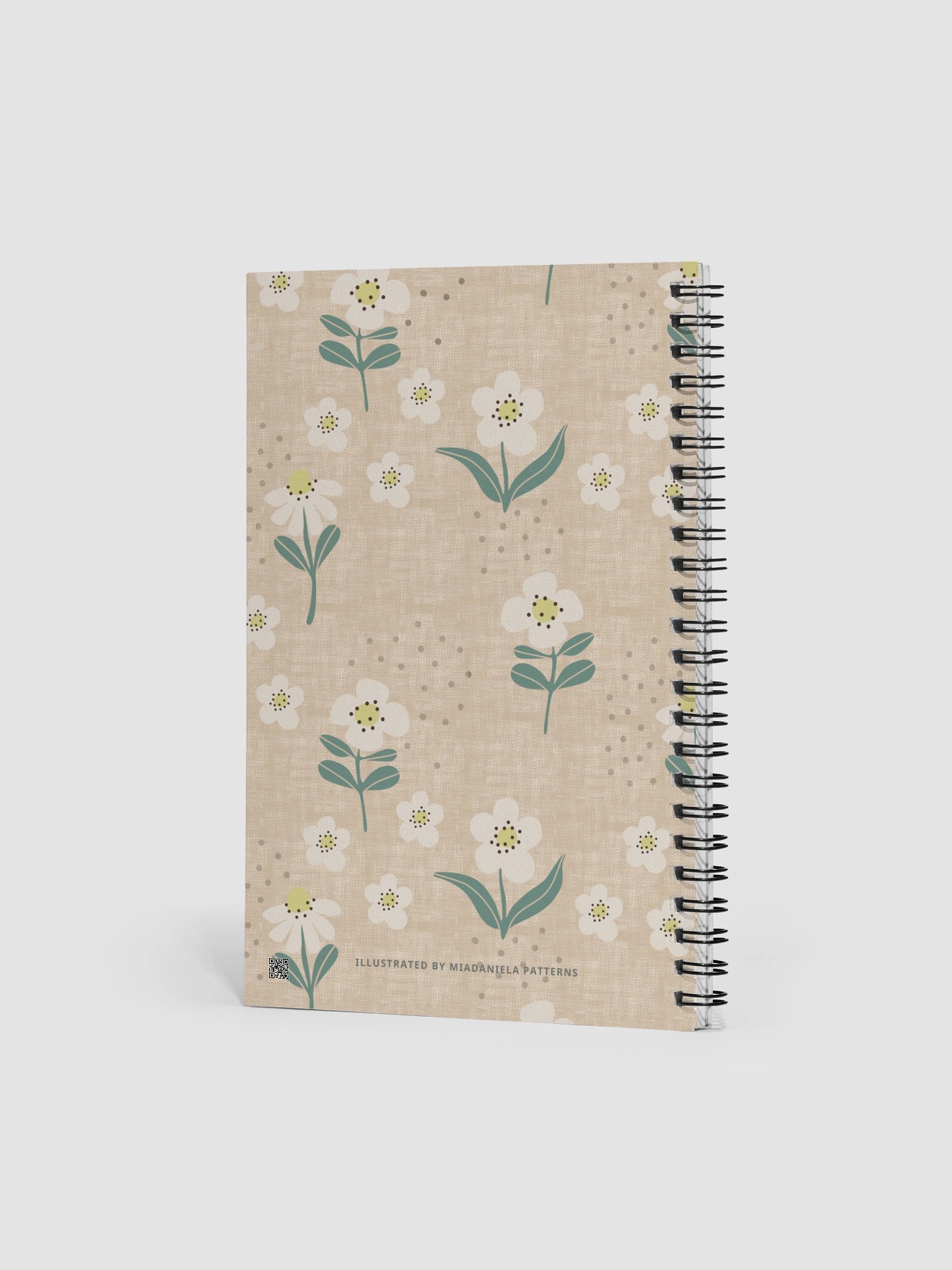 Field Daisies & Dots Spiral Notebook product image (3)