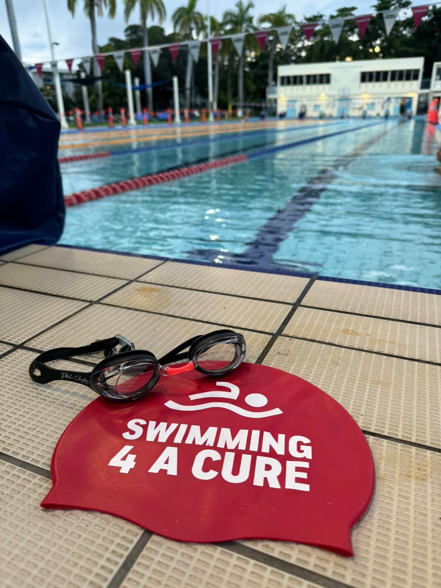 Cure Cancer | Swimming 4 a Cure Swim Cap product image (3)