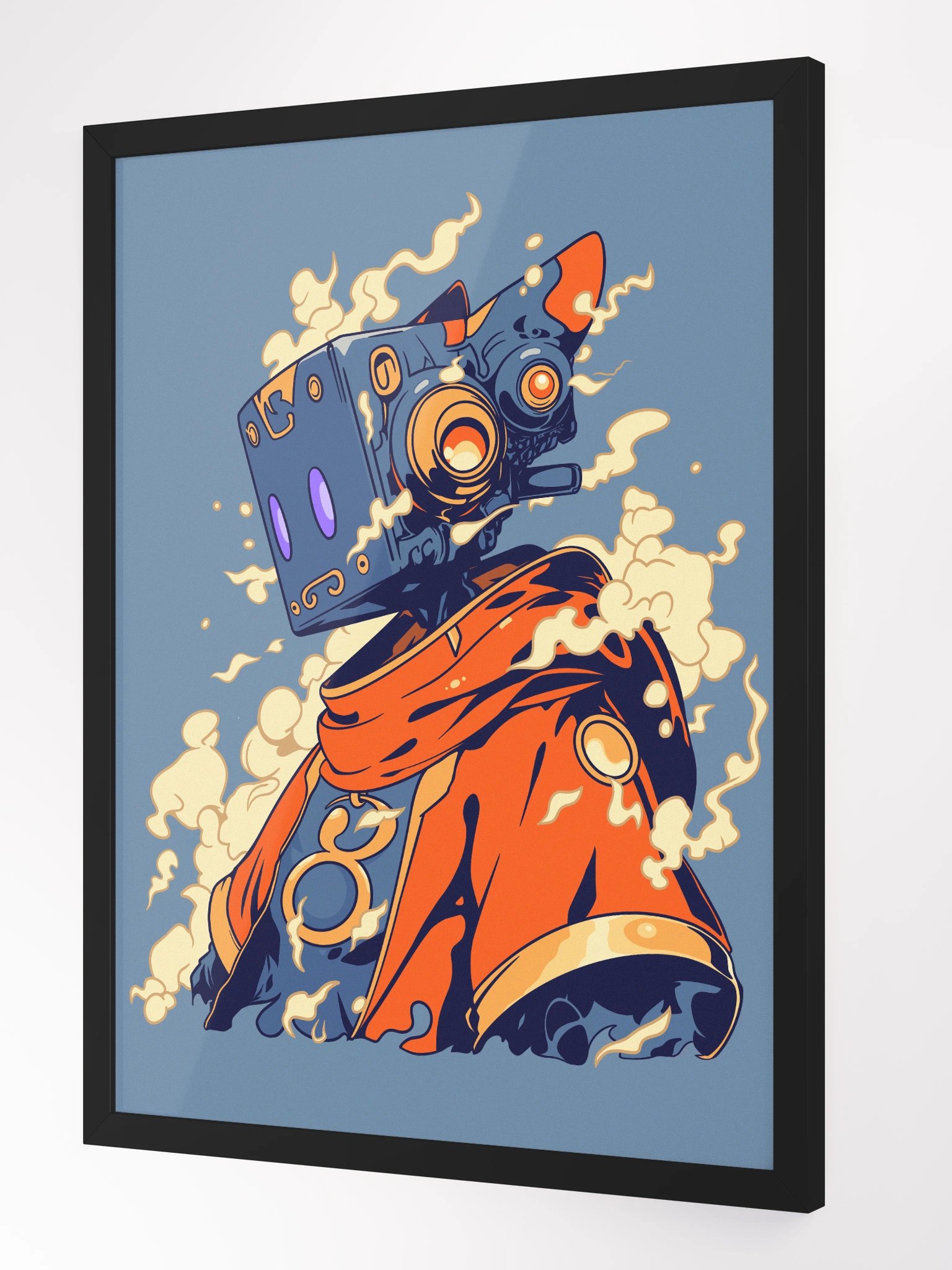 "The Blue Wizard" – 18″ x 24″ Framed Poster product image (3)