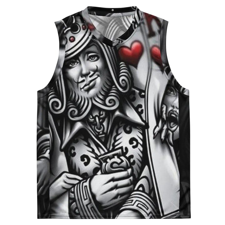 King of Hearts basketball jersey product image (2)