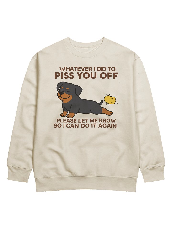 Stubborn Rottweiler Sweatshirt product image (1)