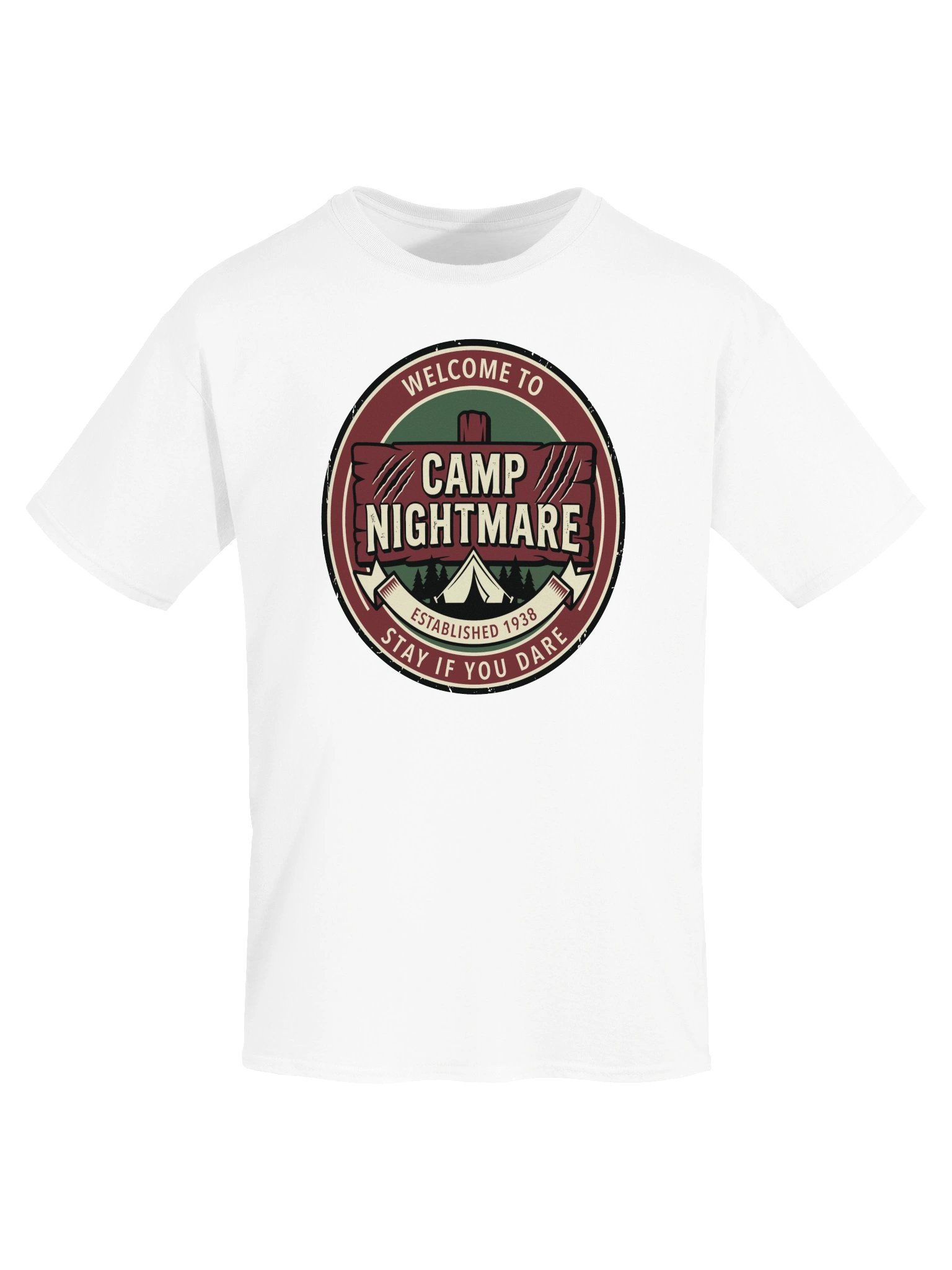 Camp Nightmare Vintage Horror Sign T-Shirt product image (55)