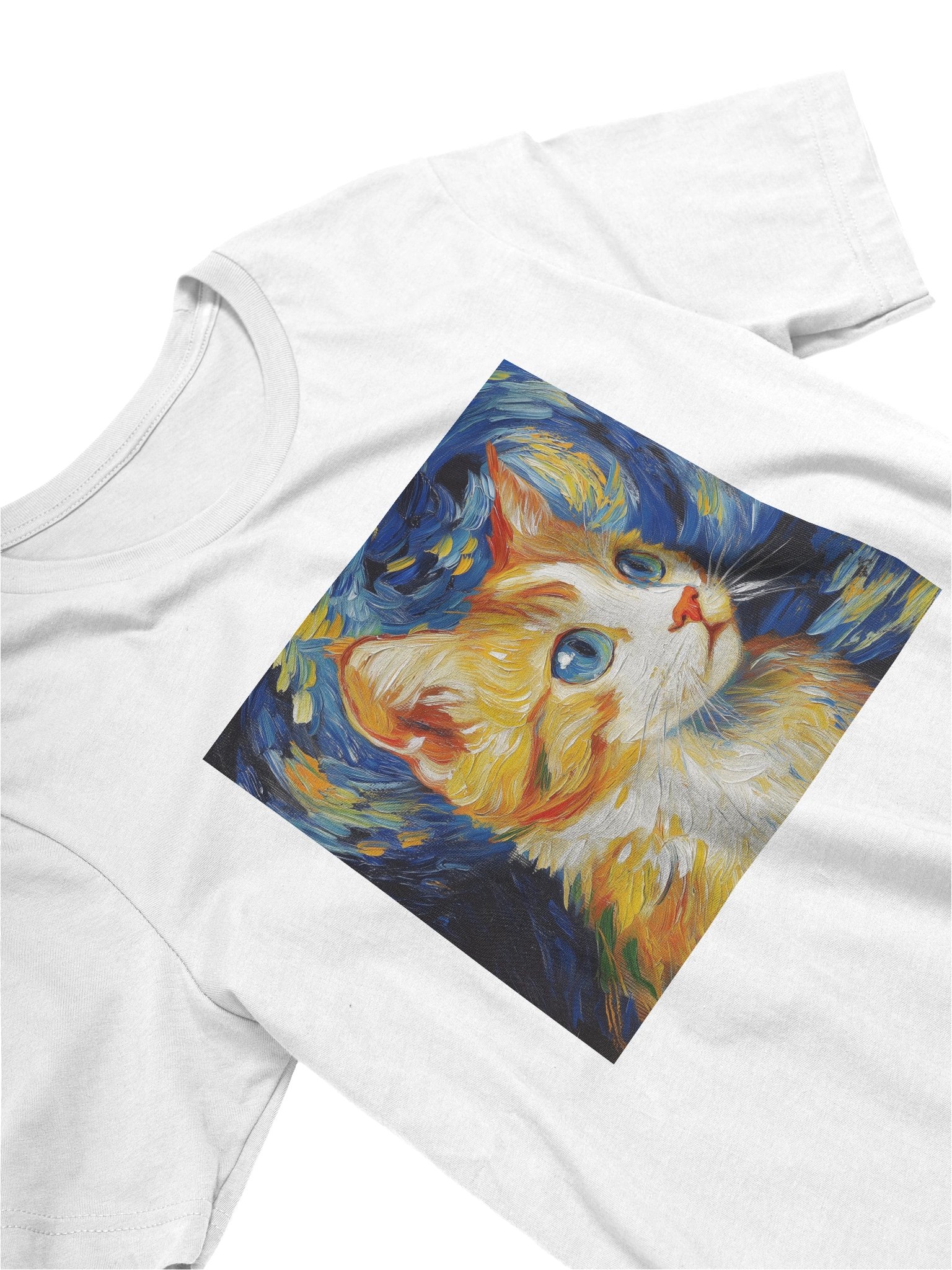 Starry Night Cat T-Shirt product image (99)