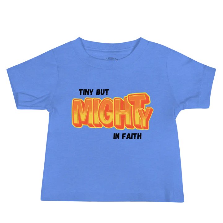 Tiny but Mighty in Faith | Toddler Tee product image (2)