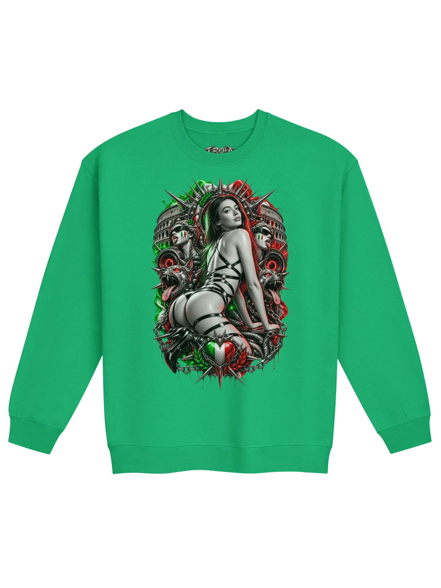 troiadeltechno crewneck product image (1)