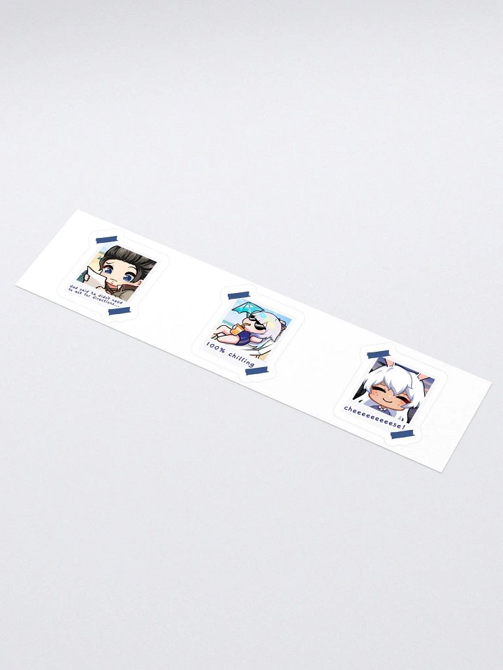 Beach Trio Sticker Set (Camp Wispen '24) product image (1)